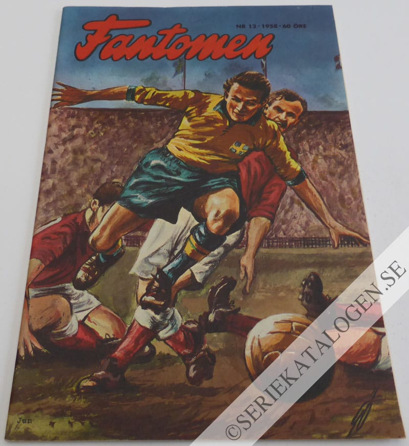 Framsida på Fantomen #12 (1958)
