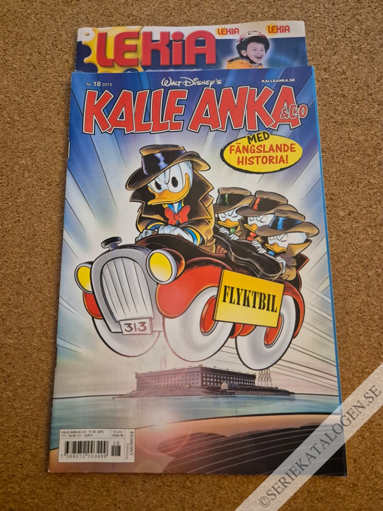 Framsida på Kalle Anka & C:o #18 (2015)