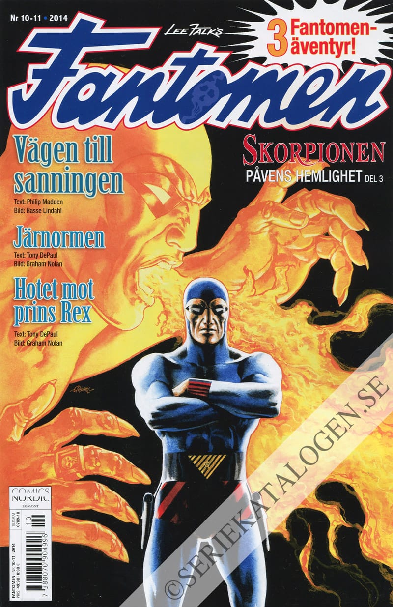 Framsida på Fantomen #10-11 (2014)