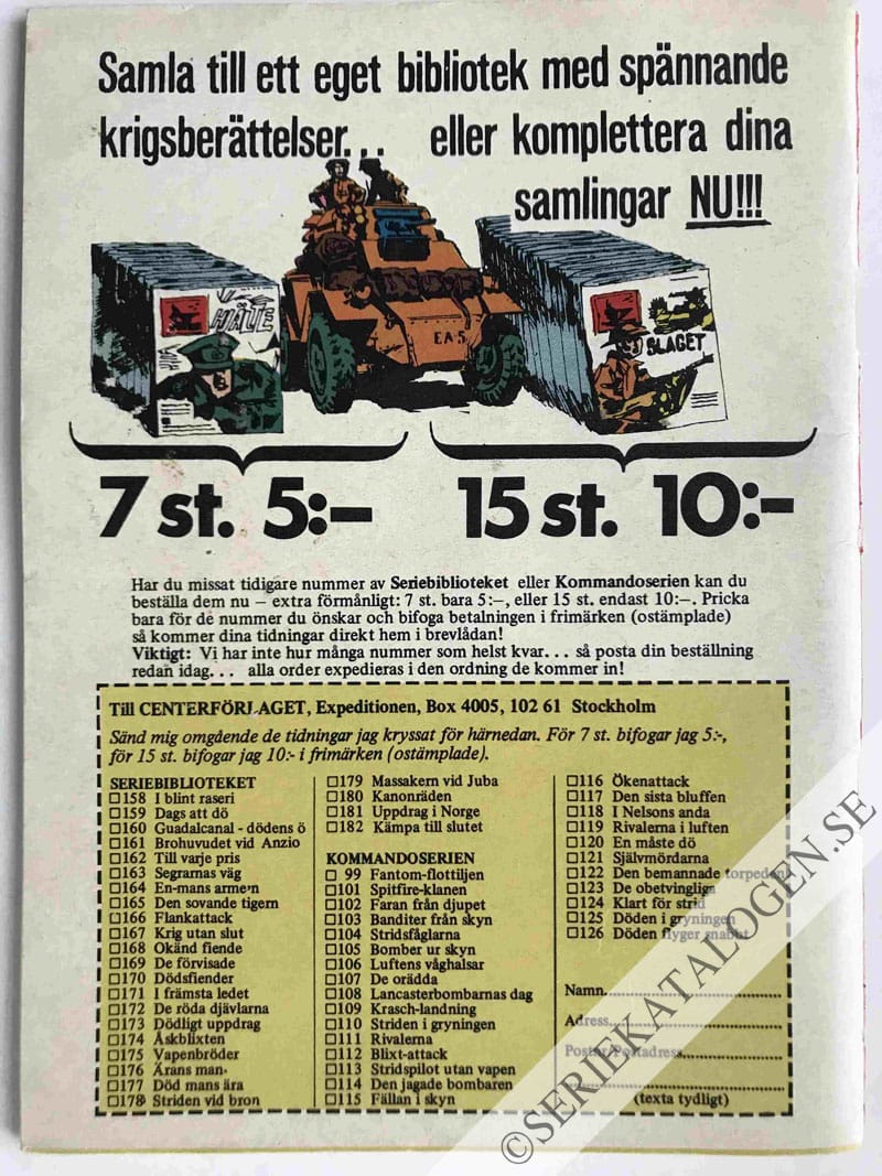 Baksida på Mellan två sköldar (1968)