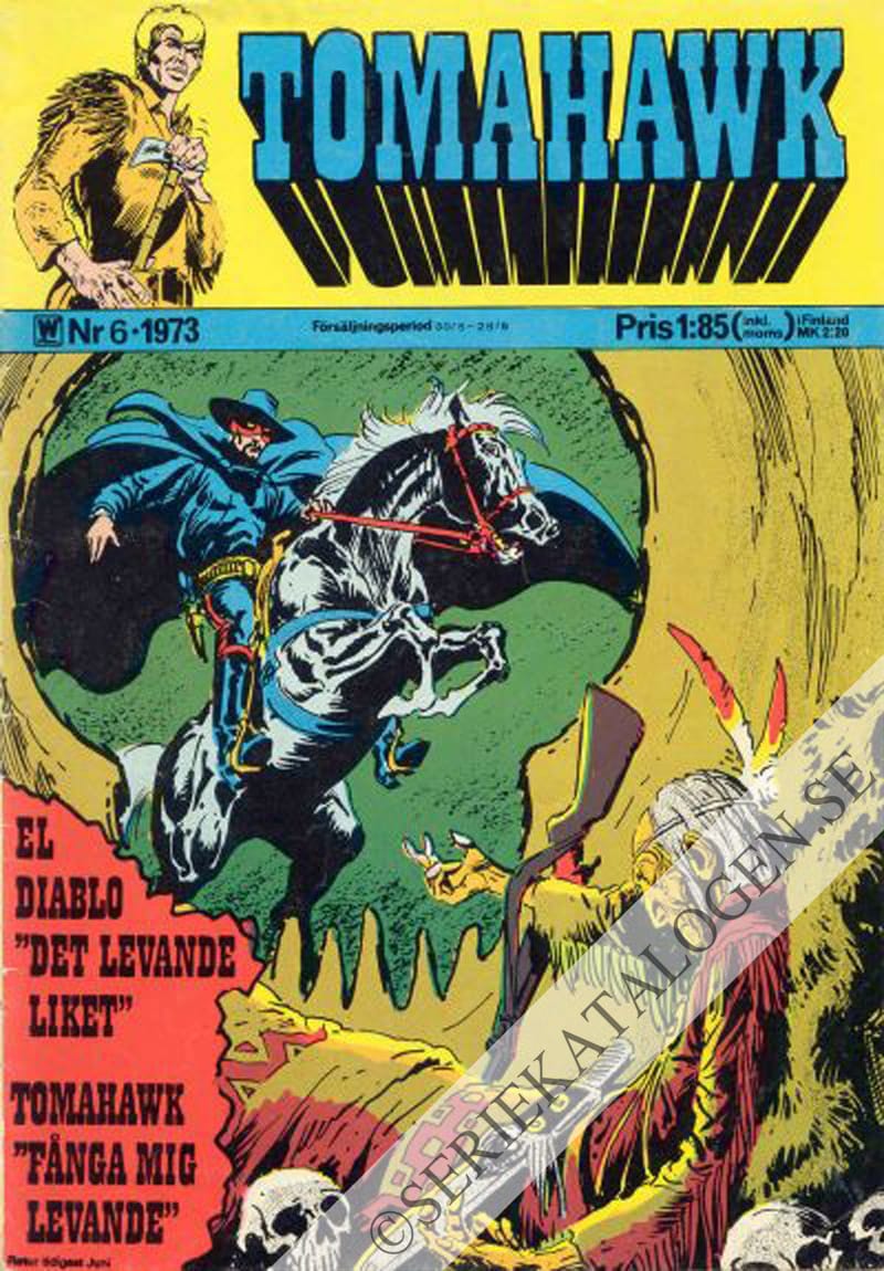Framsida på Tomahawk #6 (1973)