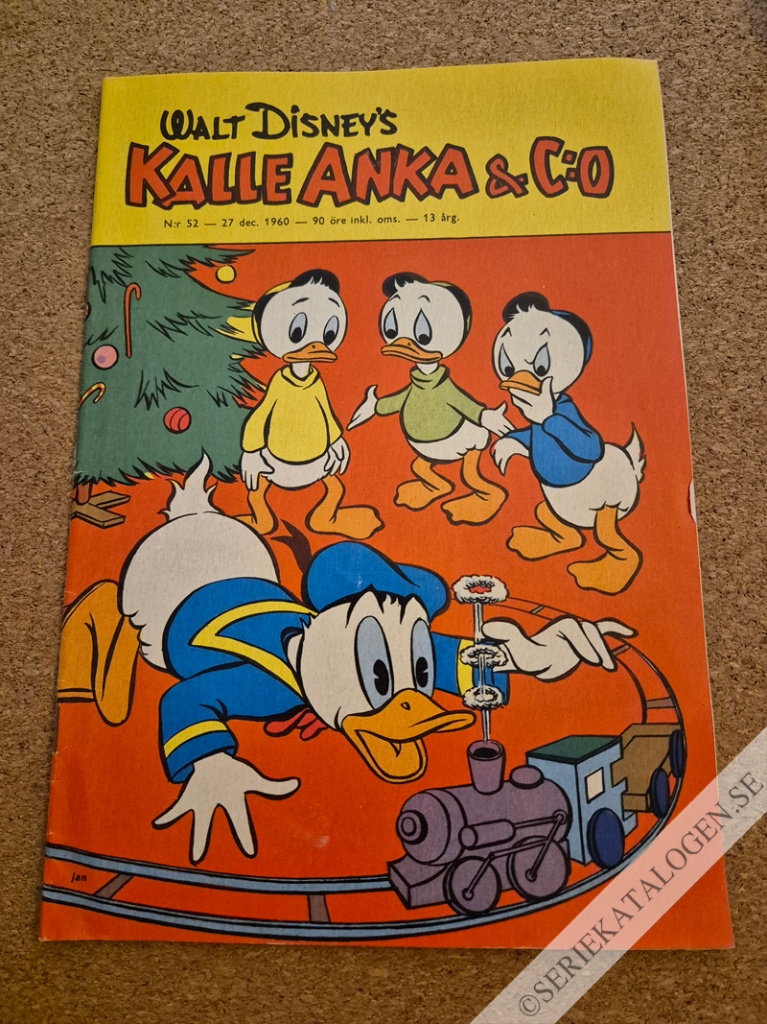 Framsida på Kalle Anka & C:o #52 (1960)
