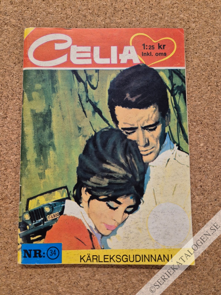 Framsida på Celia Kärleksgudinnan! (1968)