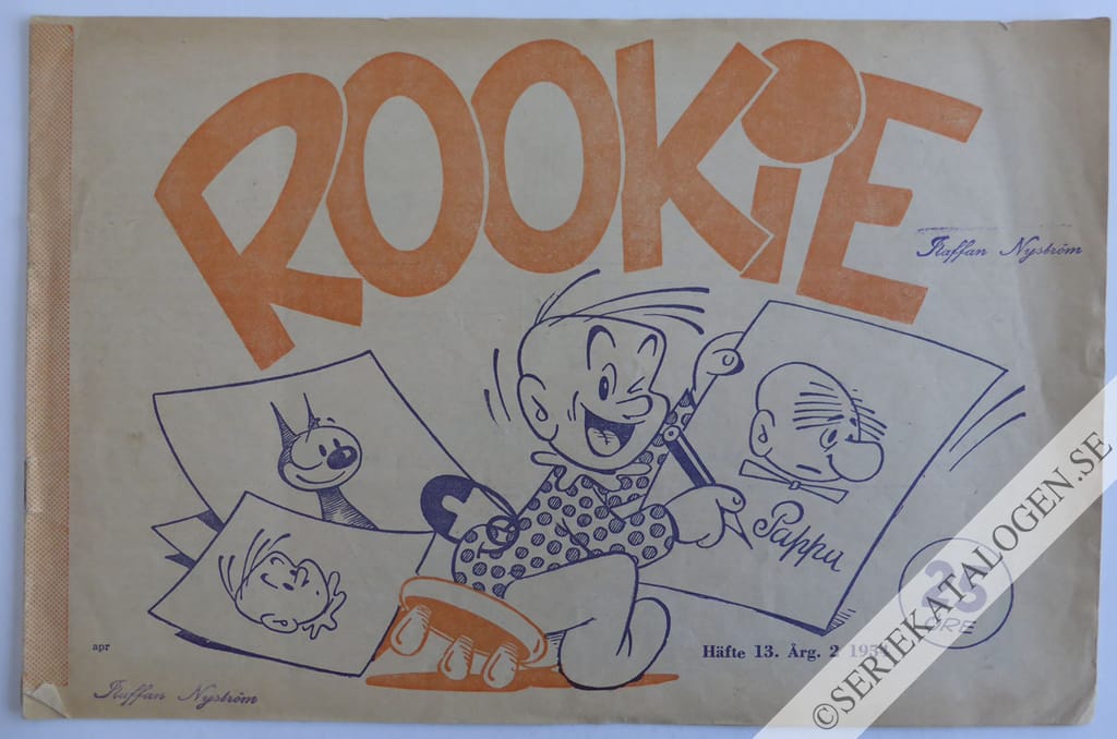 Framsida på Rookie #13 (1954)