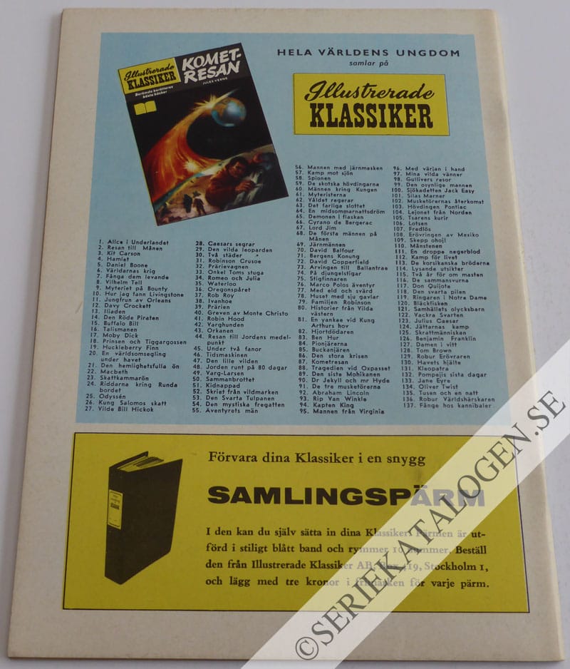 Baksida på Fånge hos kannibaler (1961)
