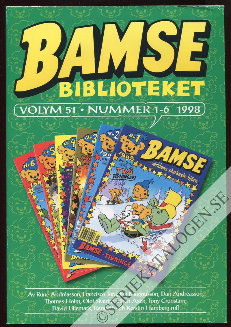 Framsida på Bamsebiblioteket #51 (2013)