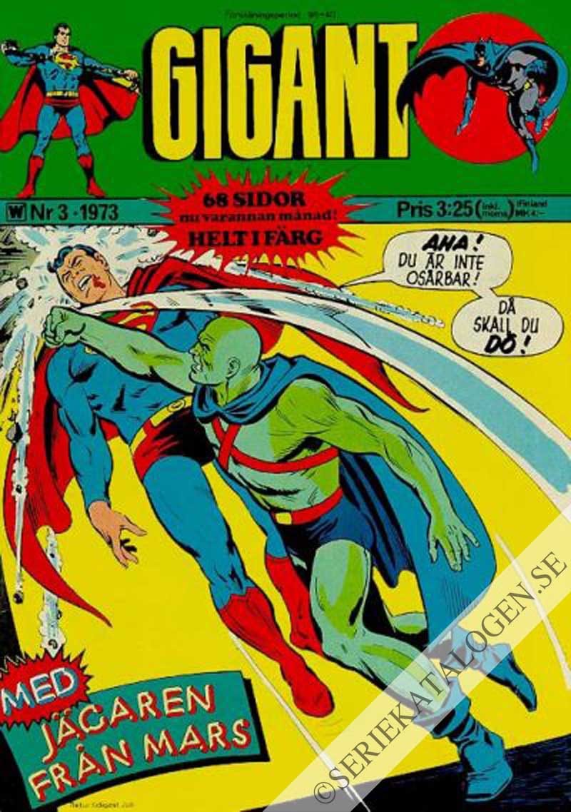 Framsida på Gigant #3 (1973)