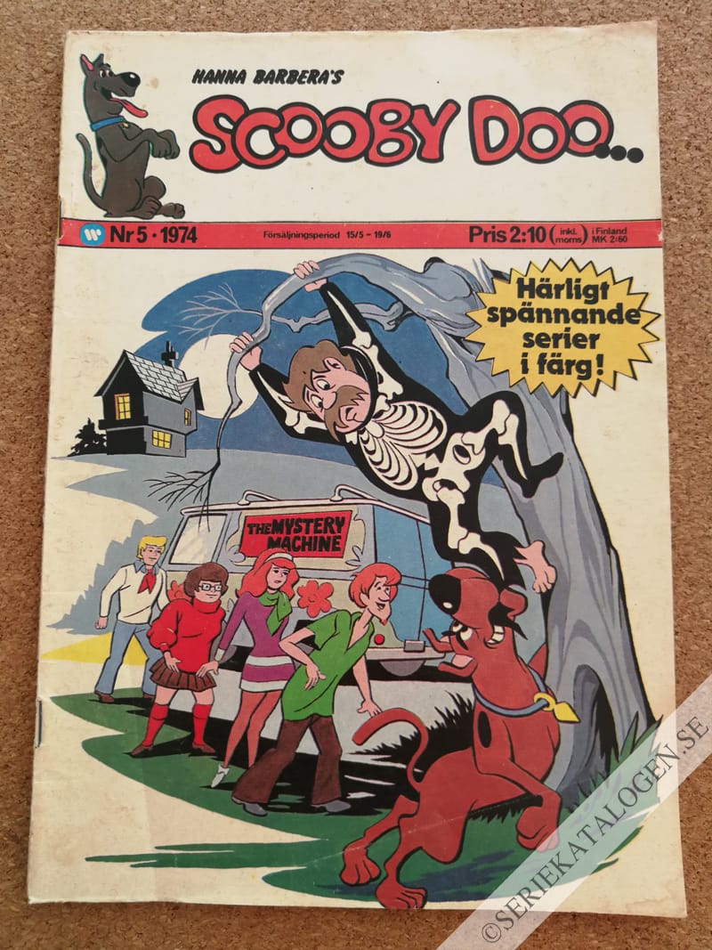 Framsida på Scooby Doo #5 (1974)