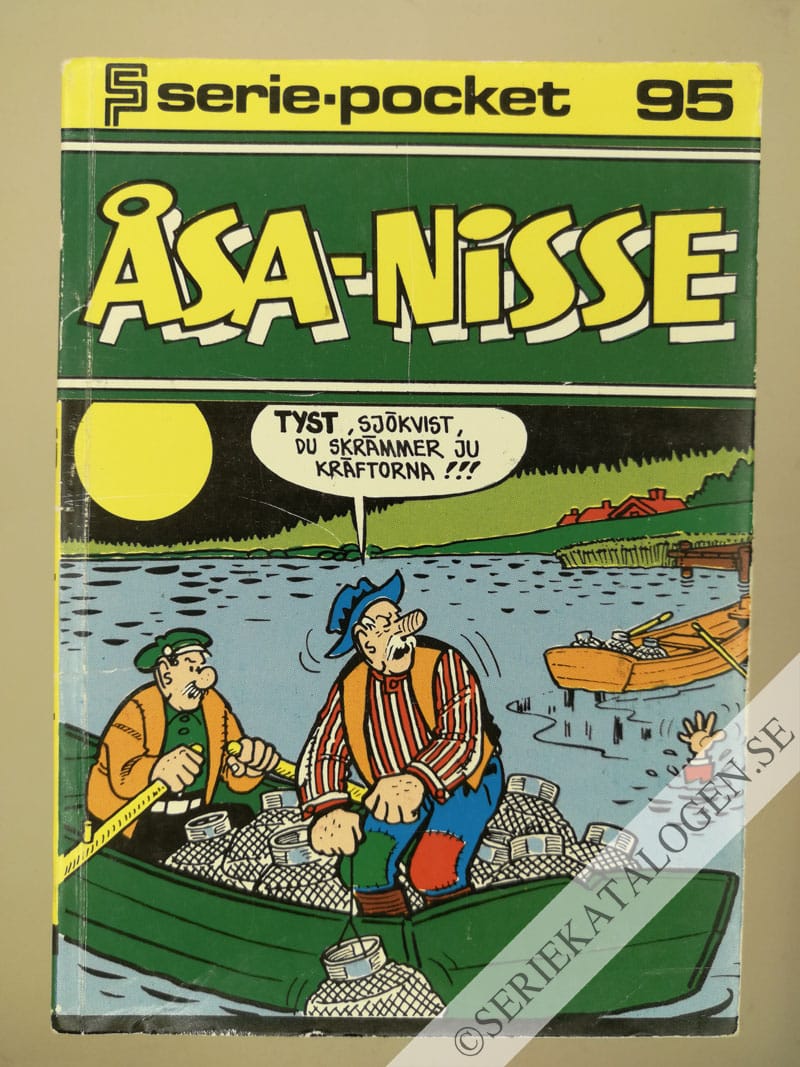 Framsida på Seriepocket #95 - Åsa-Nisse (1980)