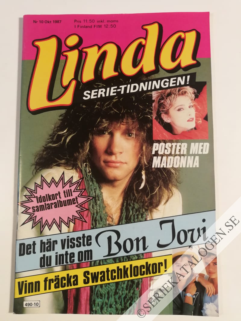 Framsida på Linda #10 (1987)