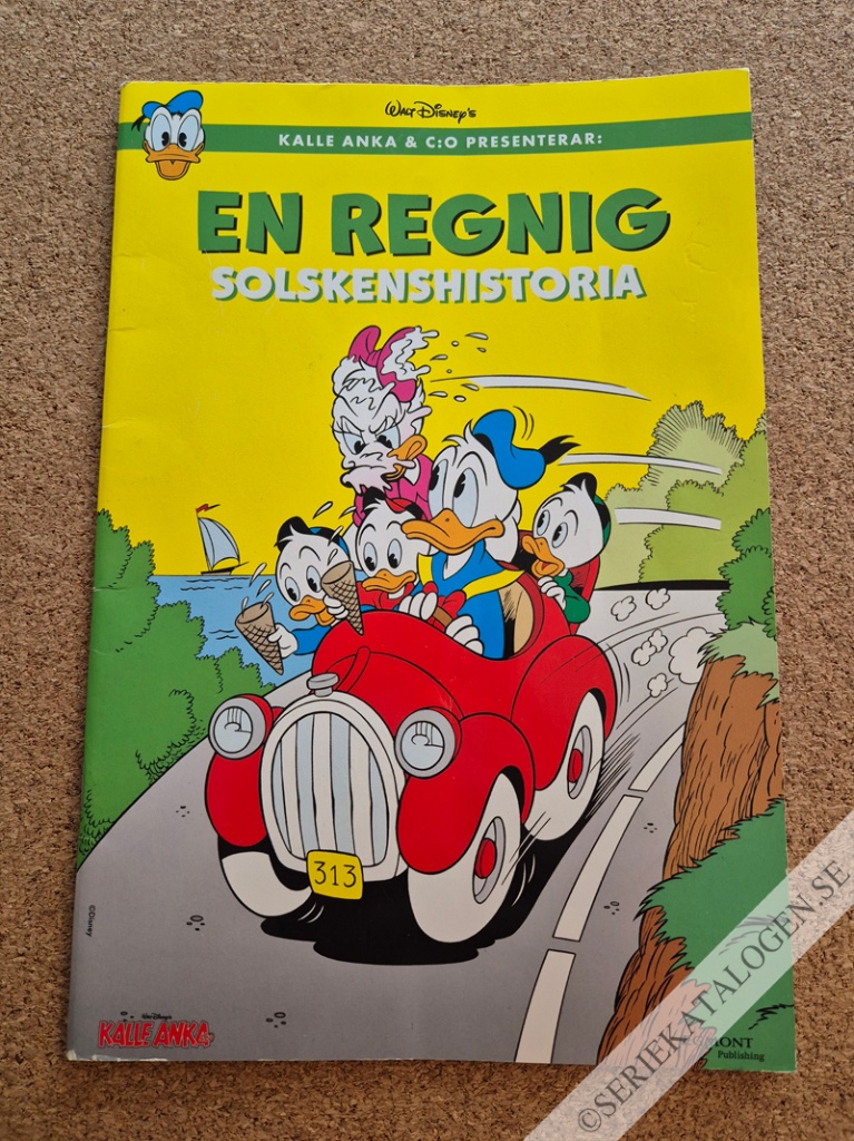 Framsida på Kalle Anka & C:o presenterar (Kalle Anka & C:o Megapåse) En regnig solskenshistoria (2016)