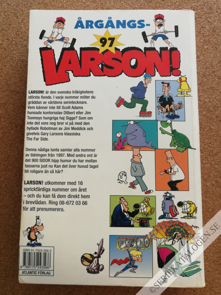 Baksida på Årgång 1997 (1998)