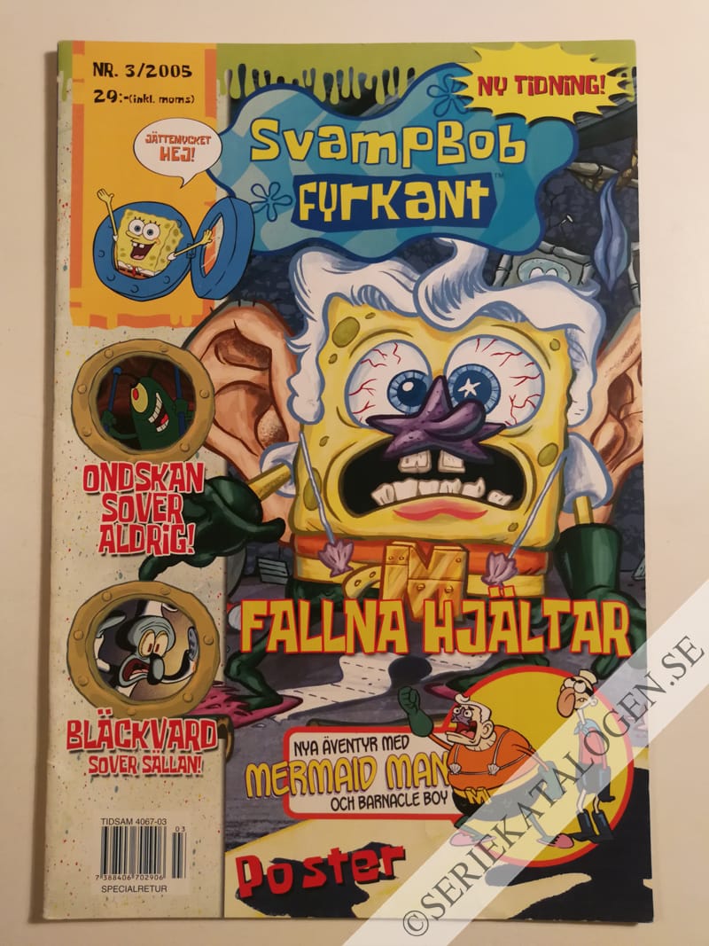 Framsida på Svampbob Fyrkant #3 (2005)