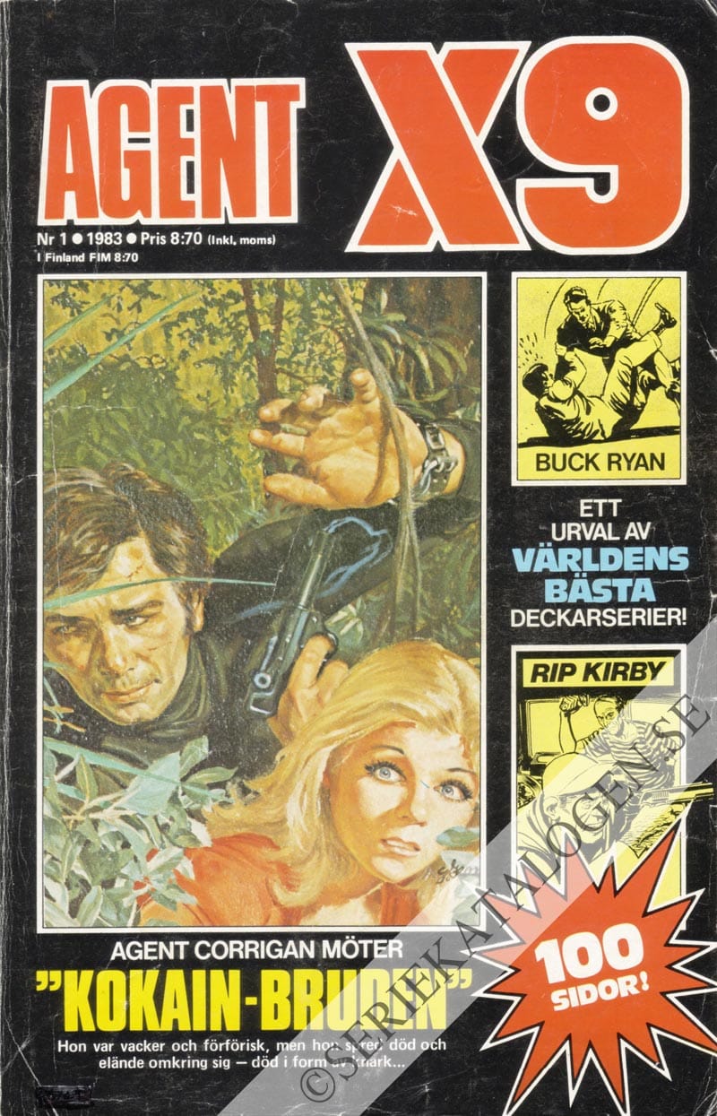 Framsida på Agent X9 #1 (1983)