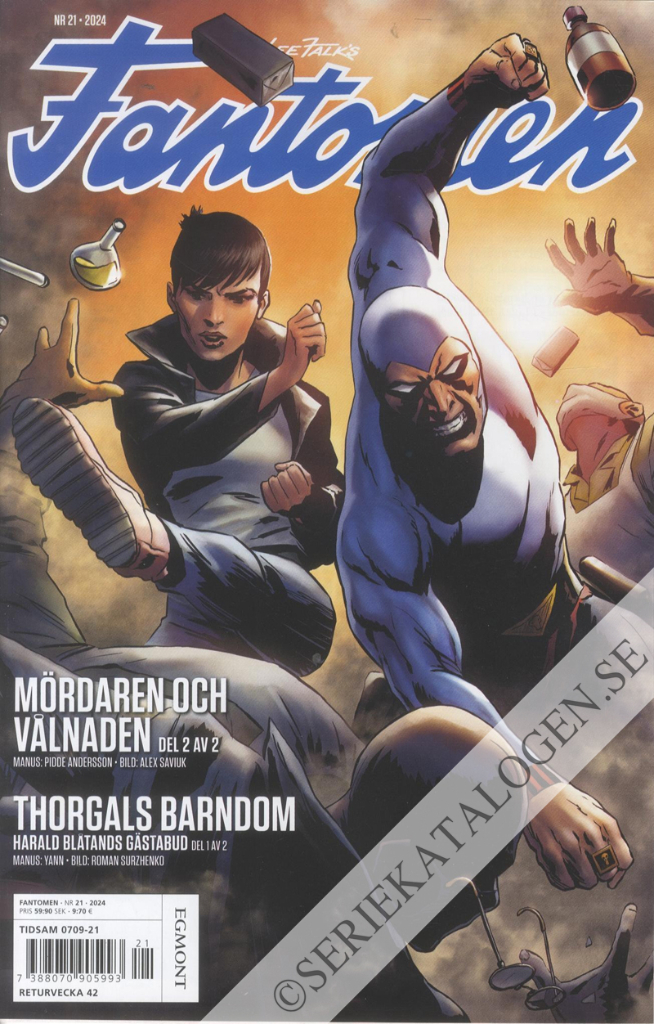 Framsida på Fantomen #21 (2024)
