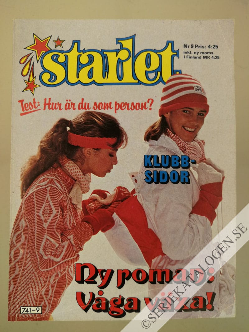 Framsida på Starlet #9 (1982)