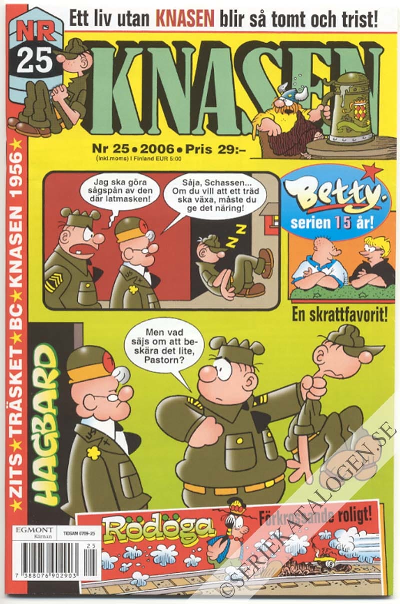 Framsida på Knasen #25 (2006)