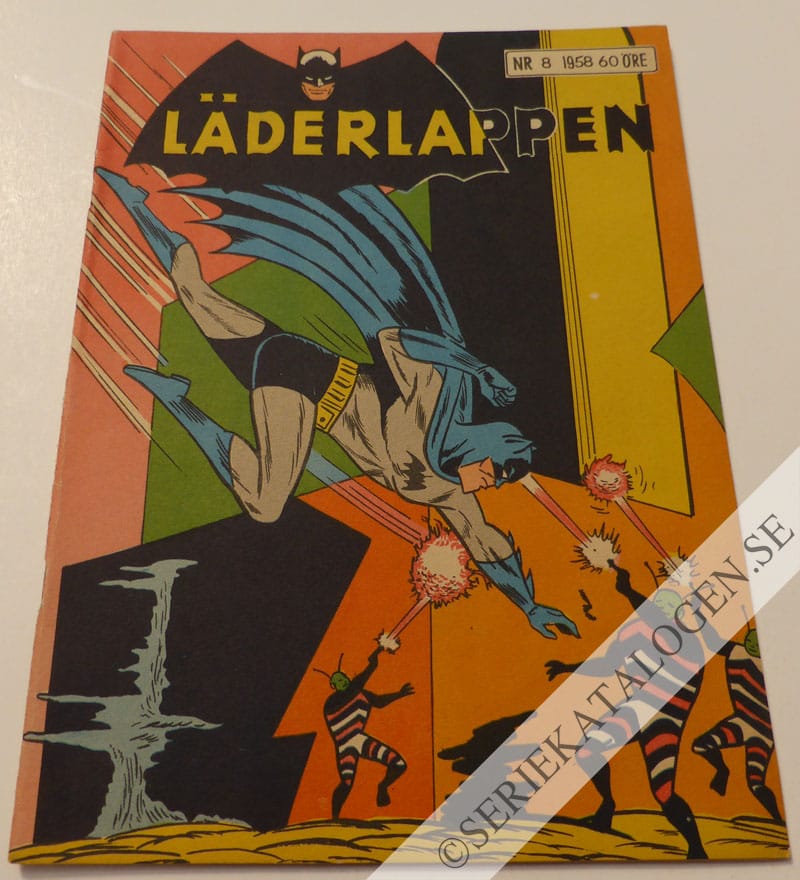 Framsida på Läderlappen och Robin #8 (1958)
