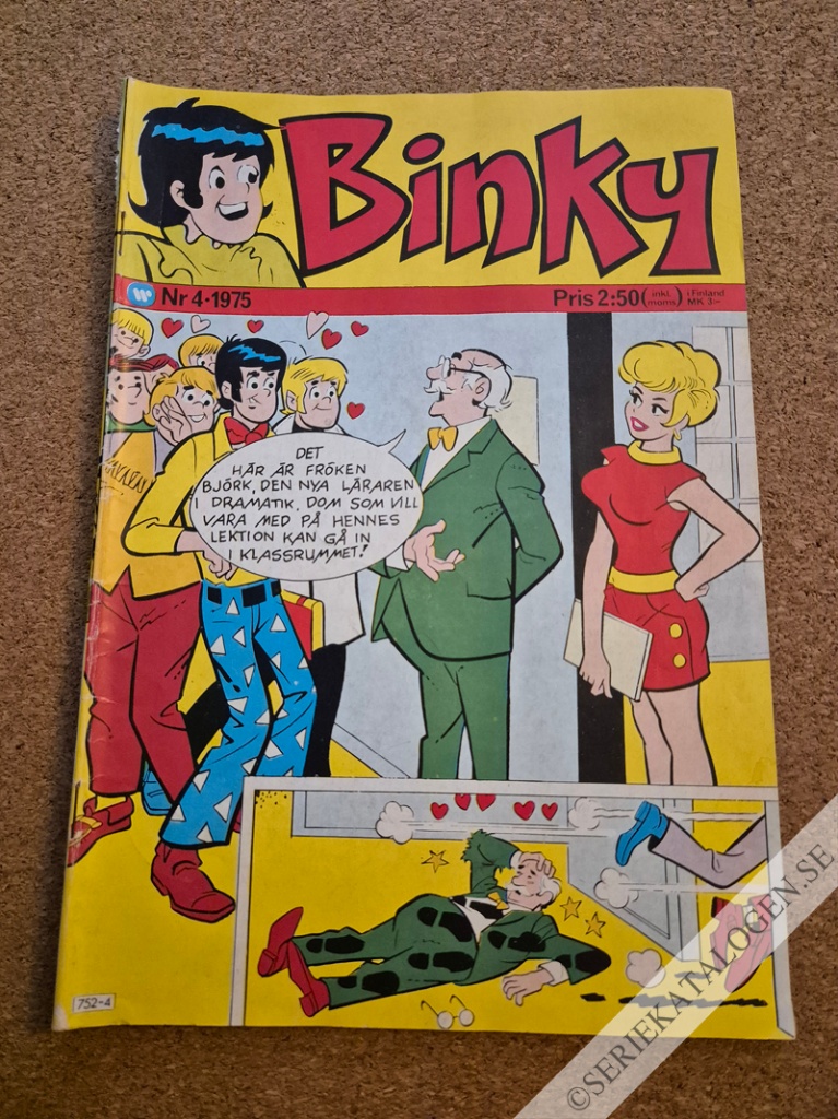 Framsida på Binky #4 (1975)