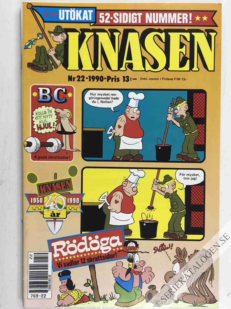 Framsida på Knasen #22 (1990)