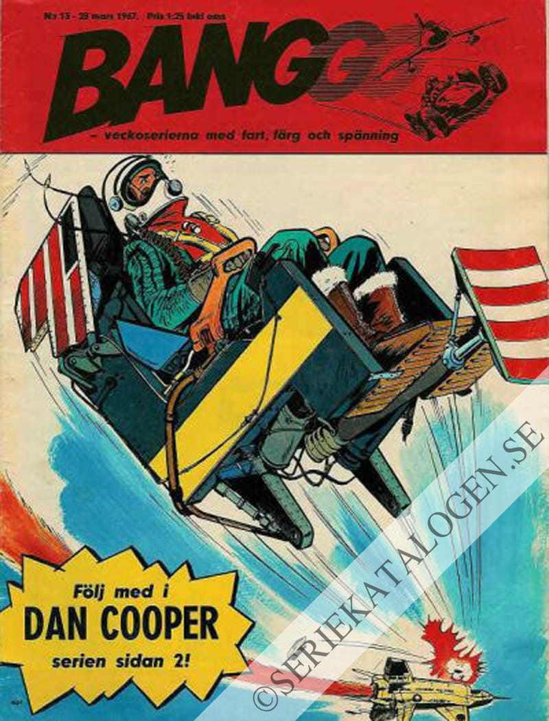 Framsida på Banggg - veckoserierna med fart, färg och spänning #13 (1967)