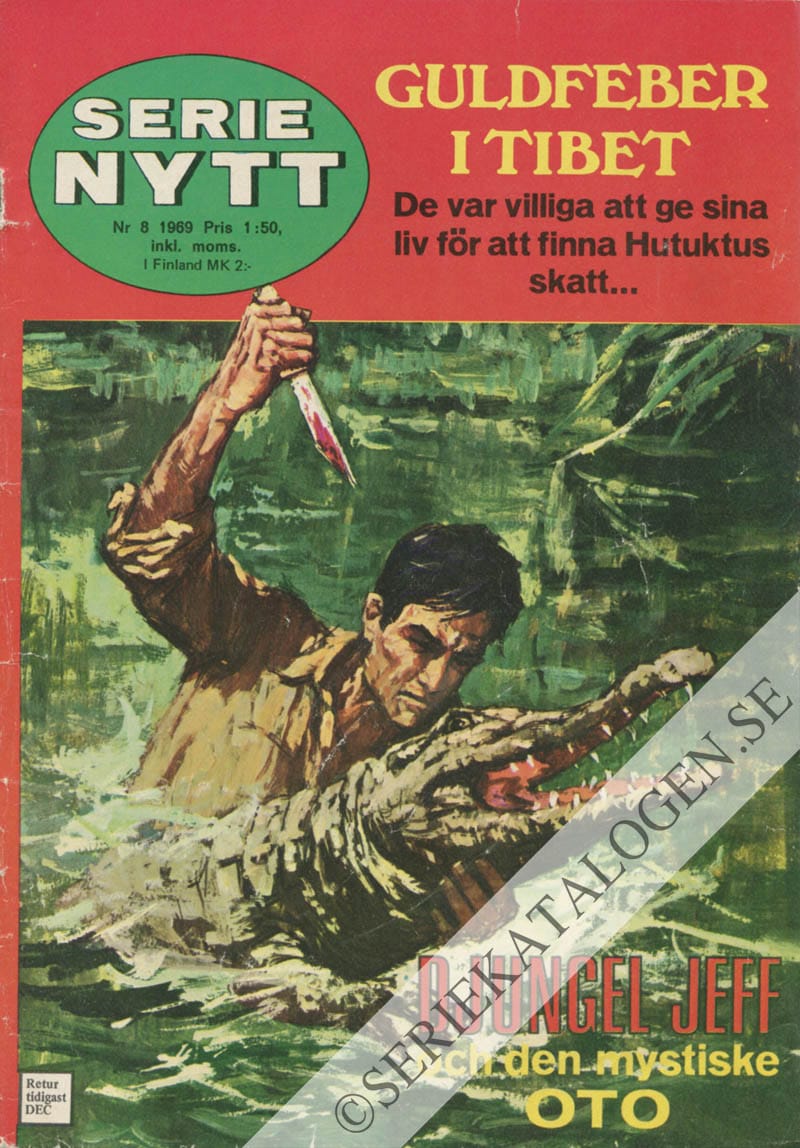 Framsida på Serie-Nytt #8 (1969)