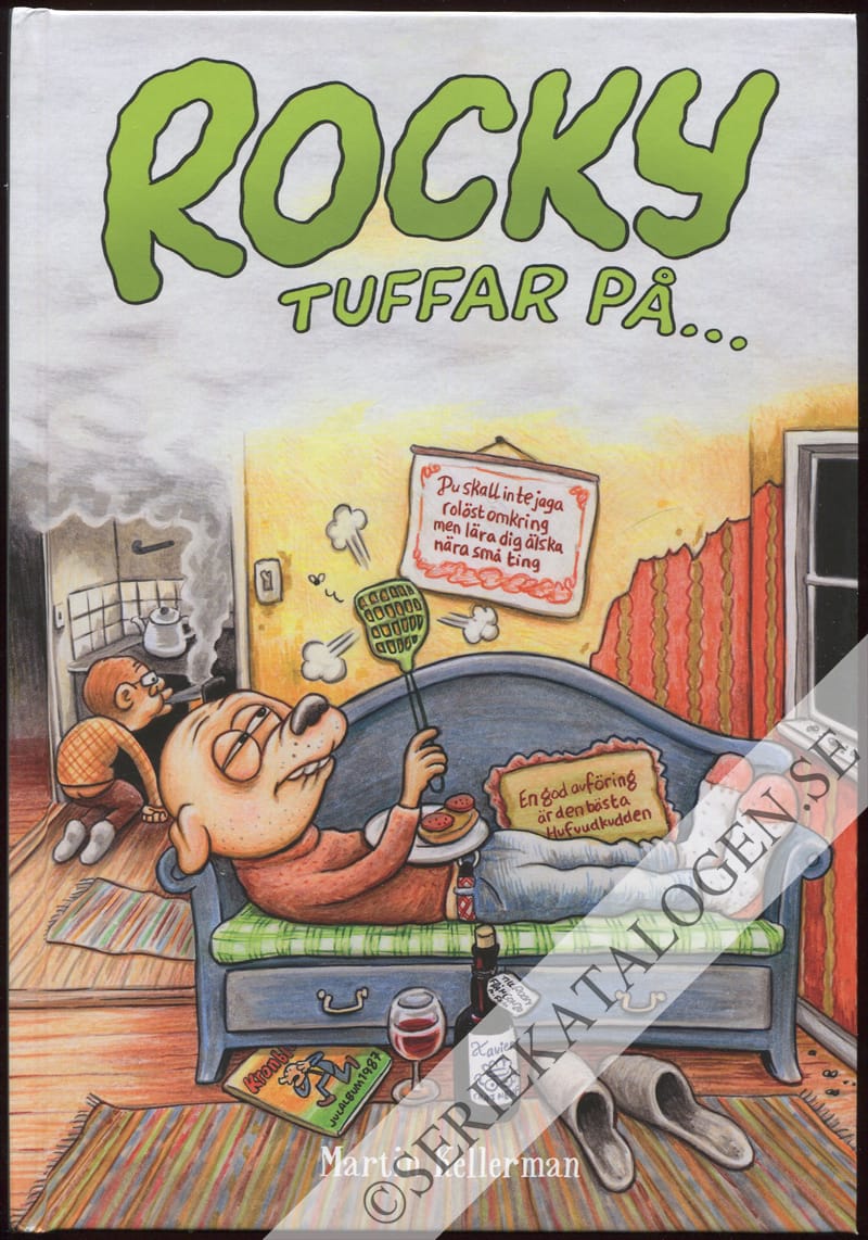 Framsida på Rocky Rocky tuffar på... (2014)