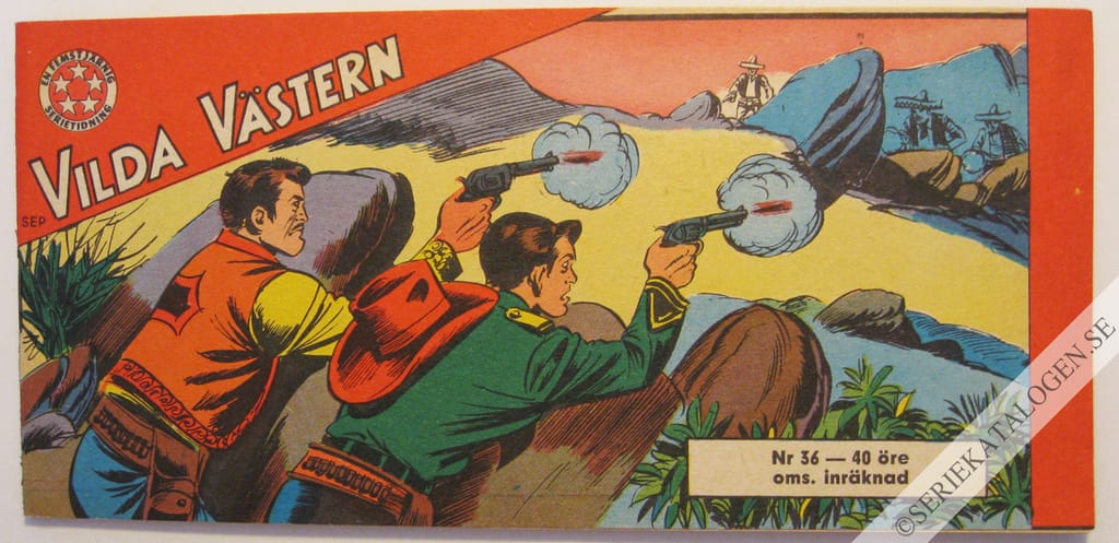 Framsida på Vilda Västern #36 (1966)