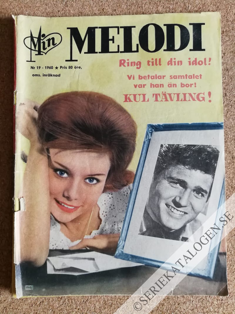 Framsida på Min melodi #19 (1960)
