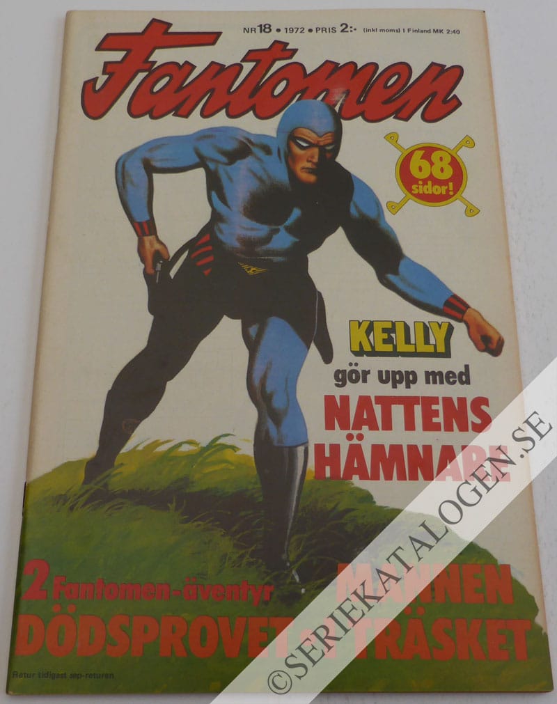 Framsida på Fantomen #18 (1972)