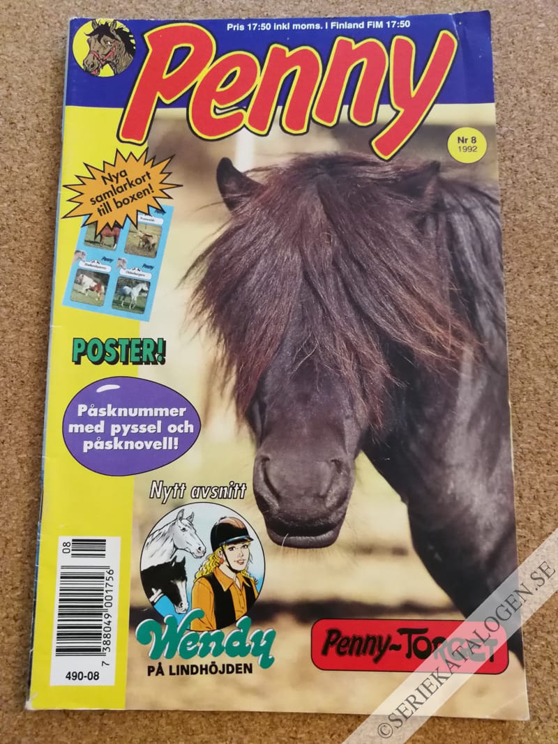 Framsida på Penny #8 (1992)