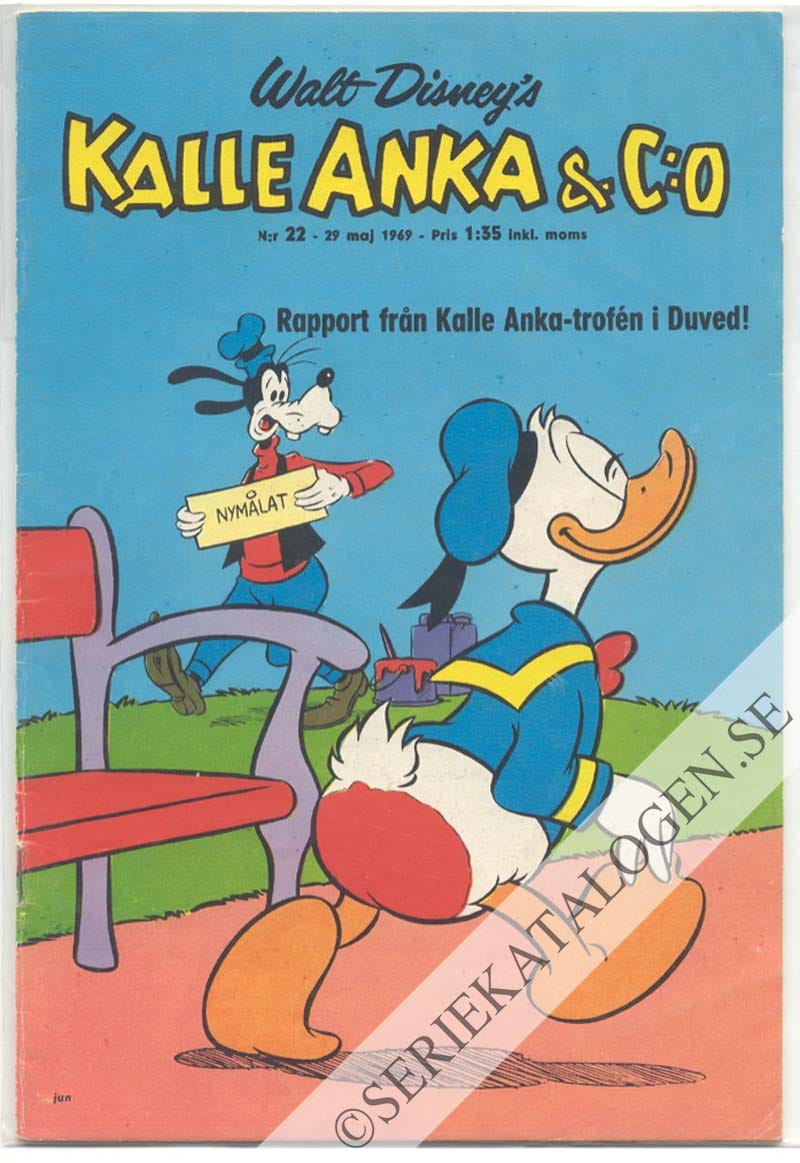 Framsida på Kalle Anka & C:o #22 (1969)