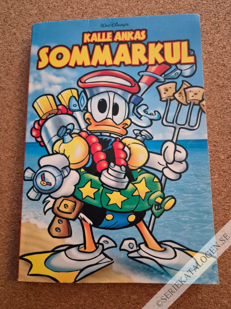 Framsida på Ankeborgs samlarpocket Kalle Ankas sommarkul (2019)