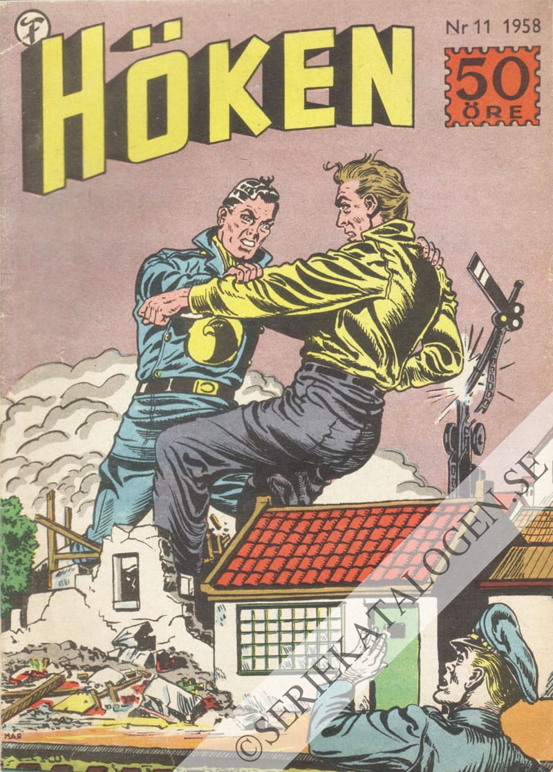 Framsida på Höken #11 (1958)