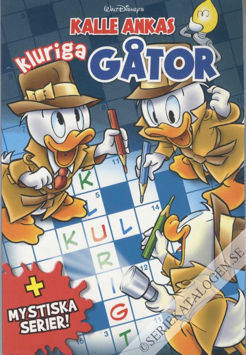 Framsida på Ankeborgs samlarpocket Kalle Ankas kluriga gåtor (2022)