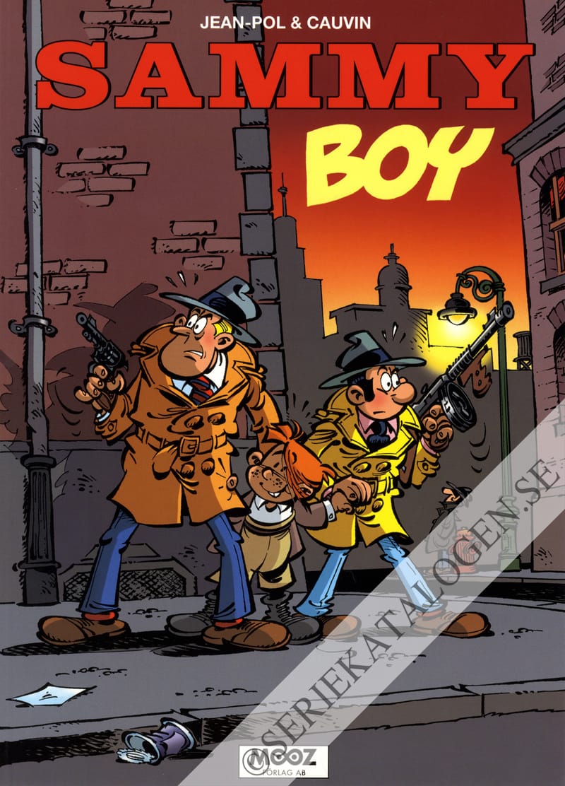 Framsida på Mooz presentalbum Sammy - Boy (2015)