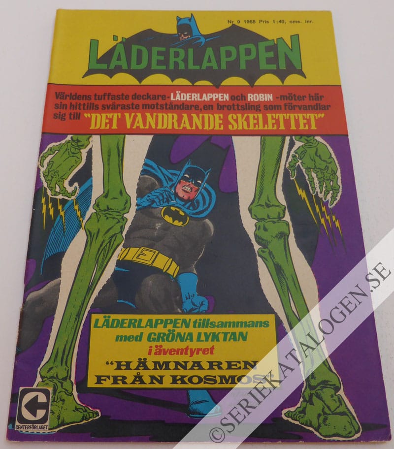 Framsida på Läderlappen och Robin #9 (1968)