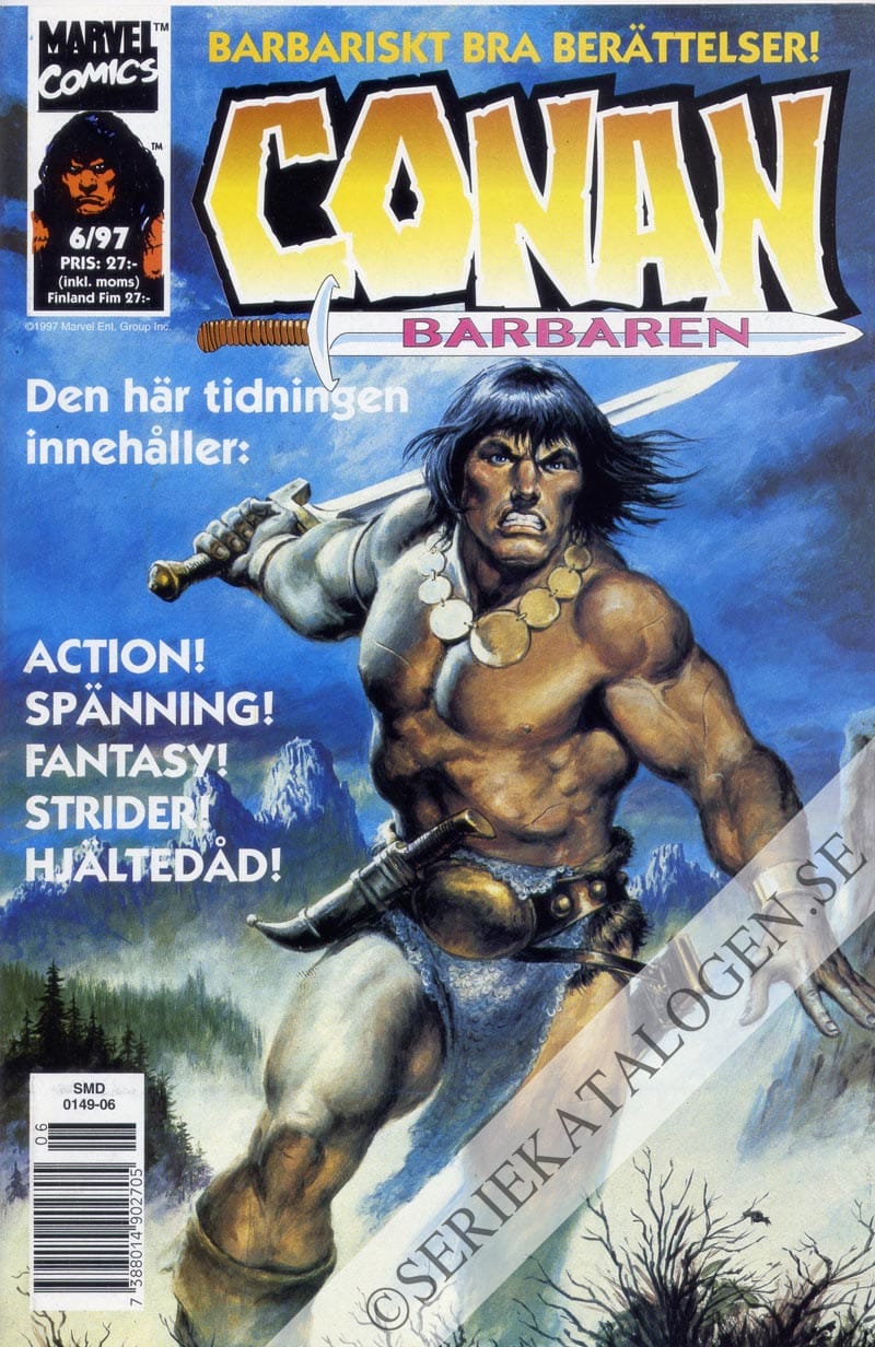 Framsida på Conan barbaren #6 (1997)