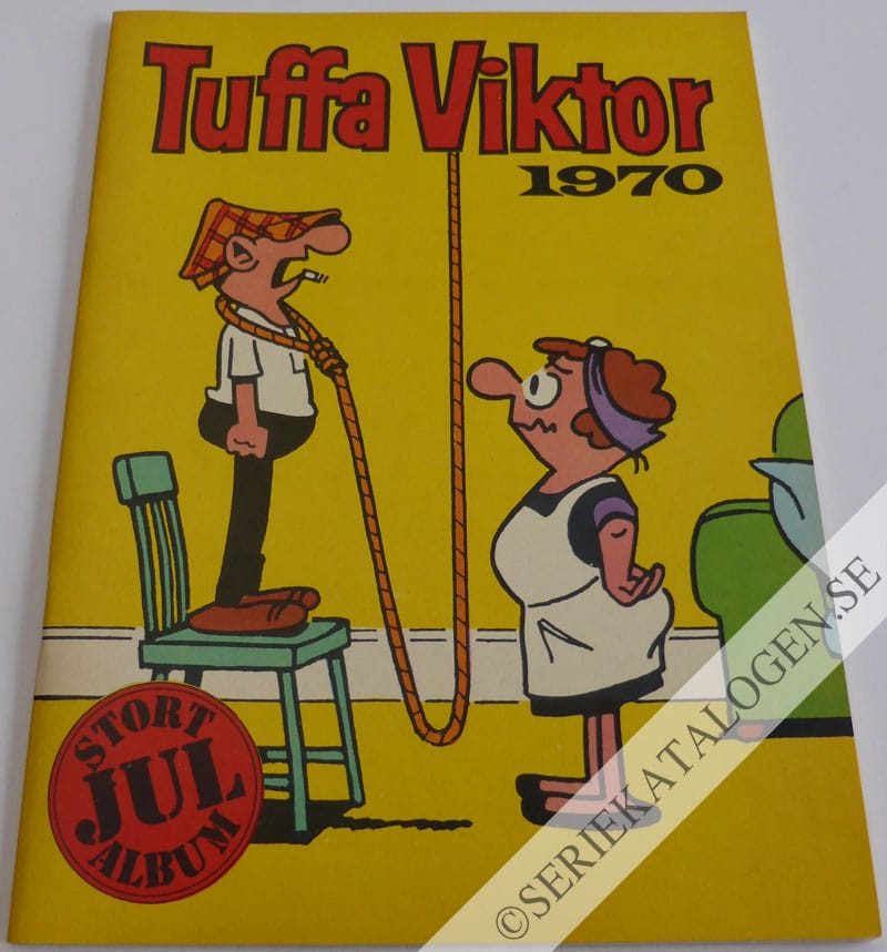 Framsida på Tuffa Viktor Stort julalbum (1970)