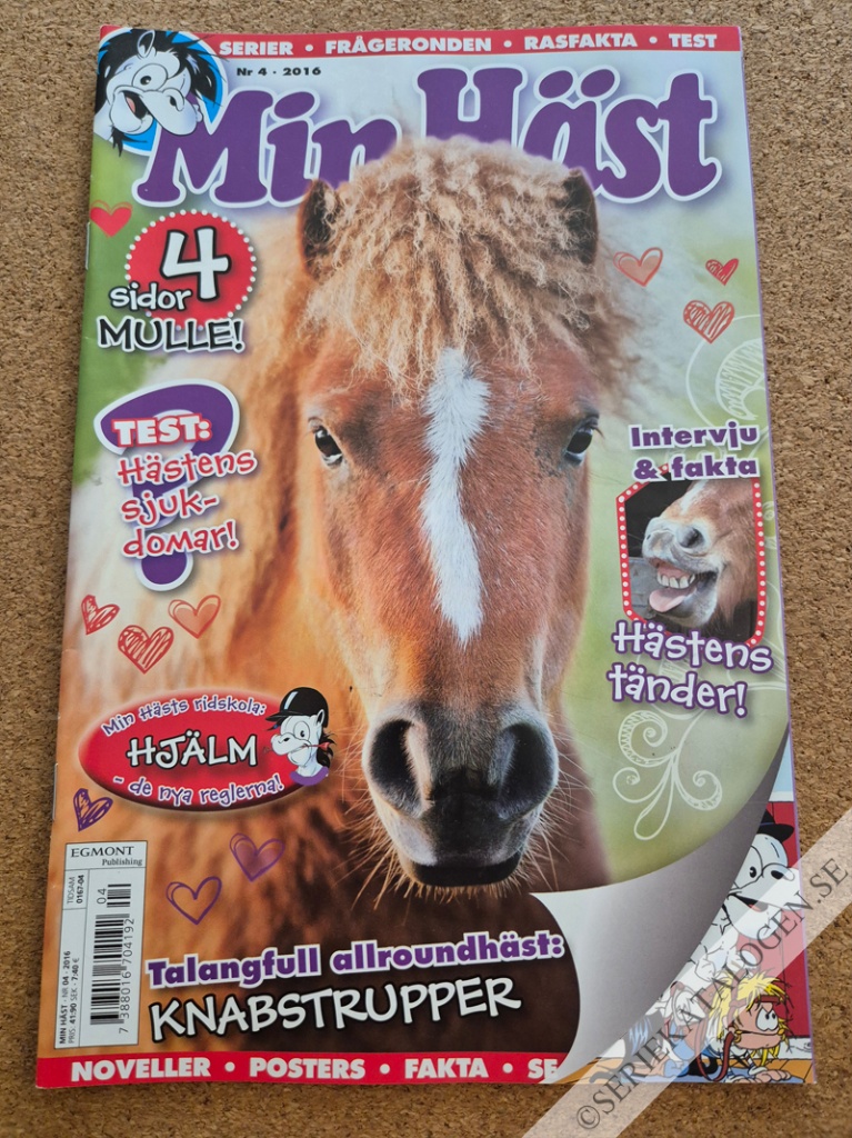 Framsida på Min häst #4 (2016)