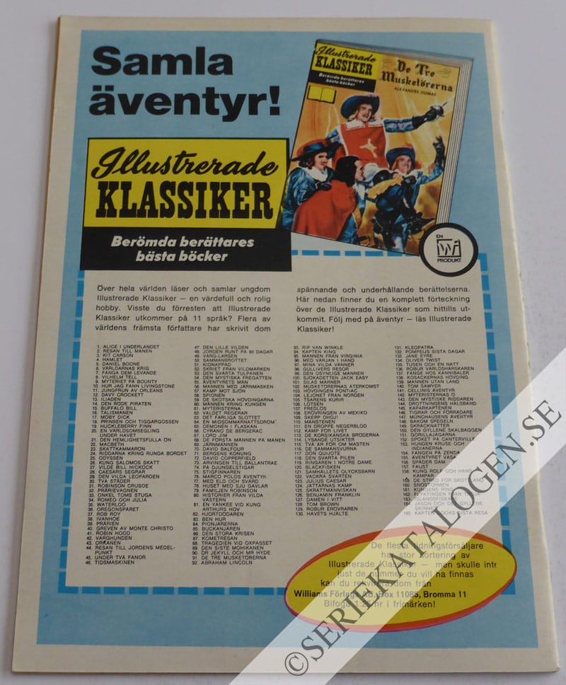 Baksida på Korståg i Kanada (1968)