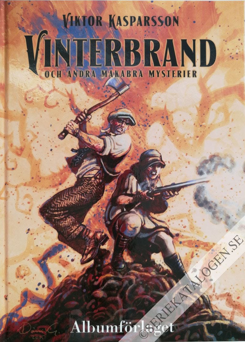 Framsida på Viktor Kasparsson Vinterbrand och andra makabra mysterier (2015)