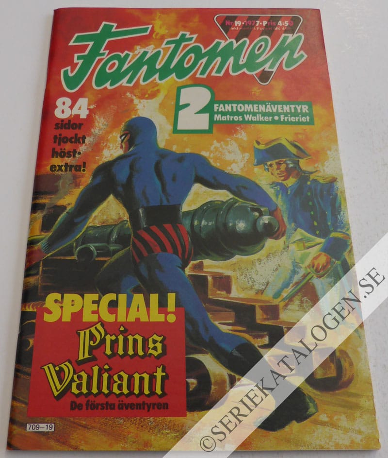 Framsida på Fantomen #19 (1977)