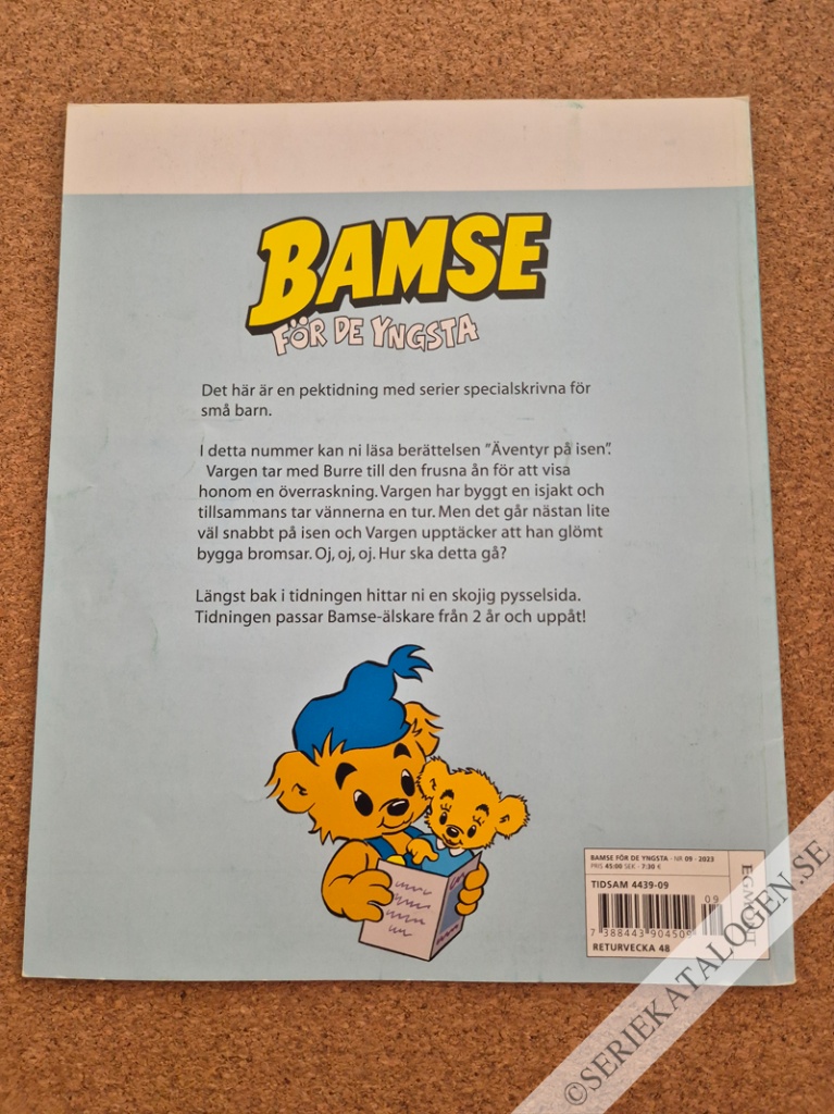 Baksida på Äventyr på isen (2023)