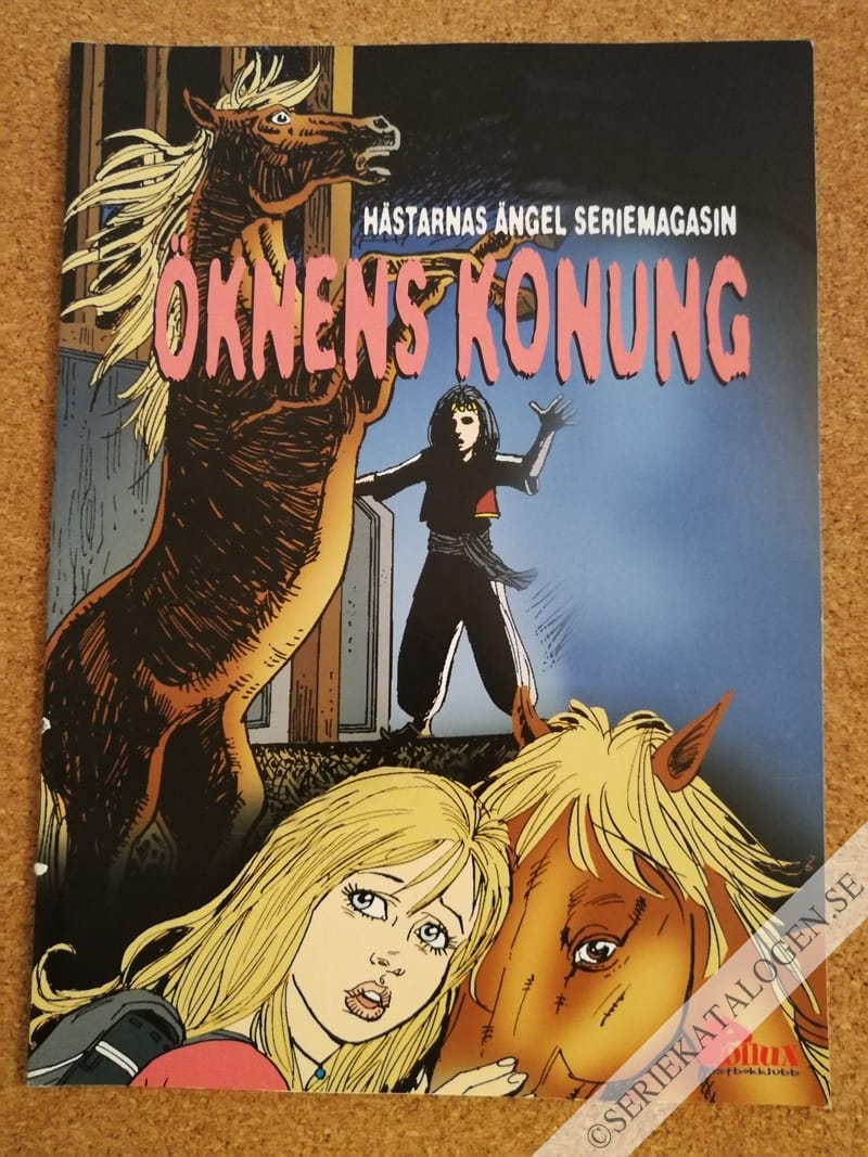 Framsida på Hästarnas ängel seriemagasin Öknens konung (200?)