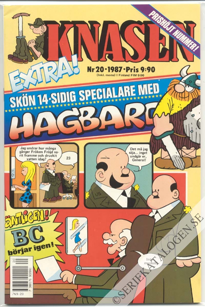 Framsida på Knasen #20 (1987)