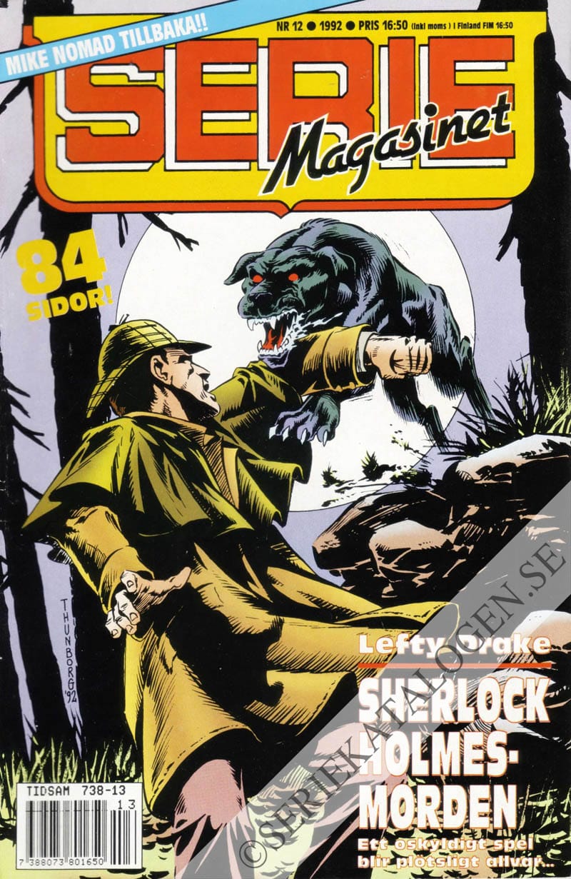 Framsida på Seriemagasinet #12 (1992)