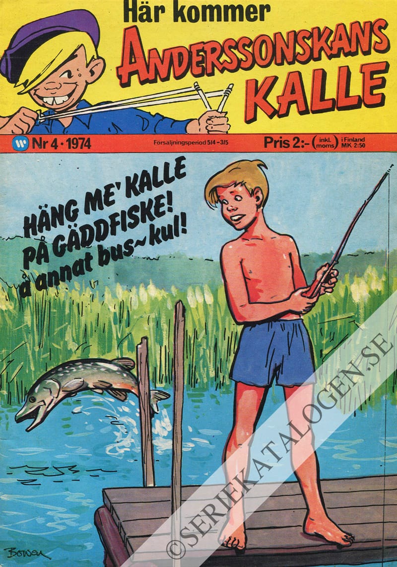 Framsida på Anderssonskans Kalle #4 (1974)