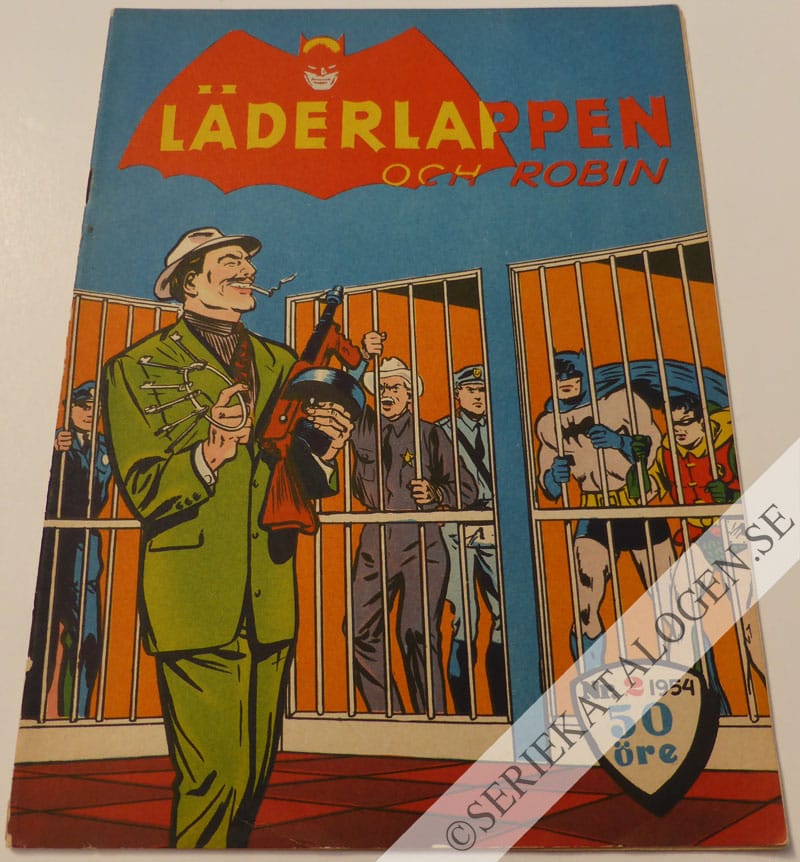 Framsida på Läderlappen och Robin #2 (1954)
