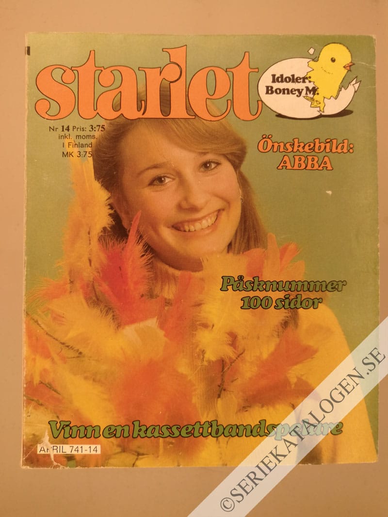 Framsida på Starlet #14 (1977)